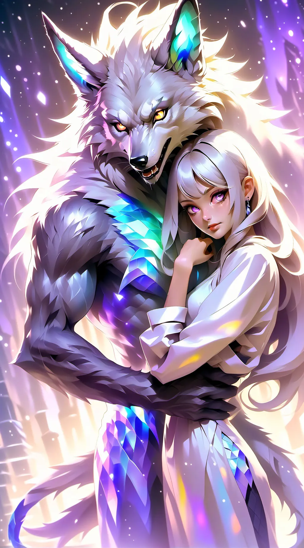 ai character: werewolf mom background