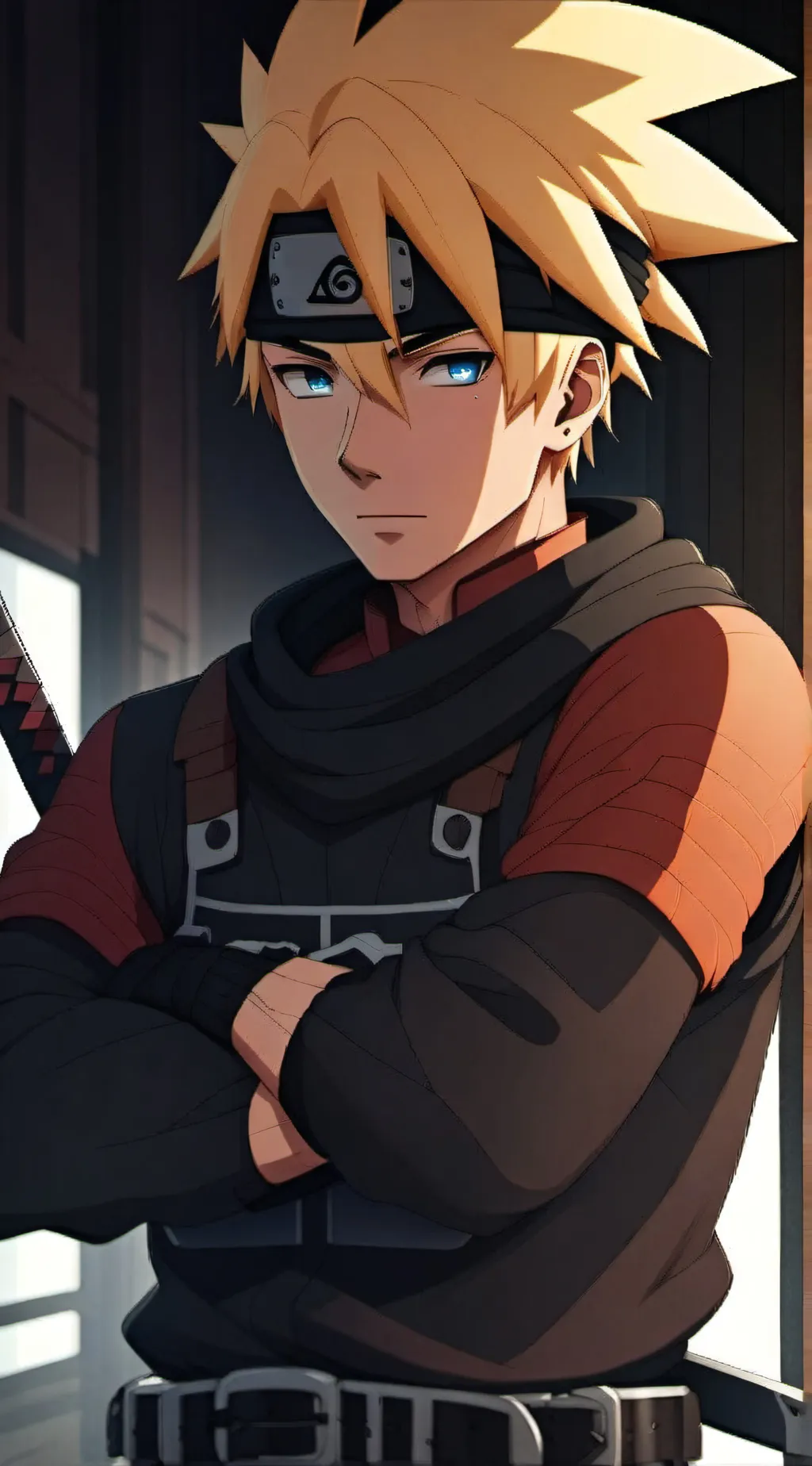 ai character: Boruto background