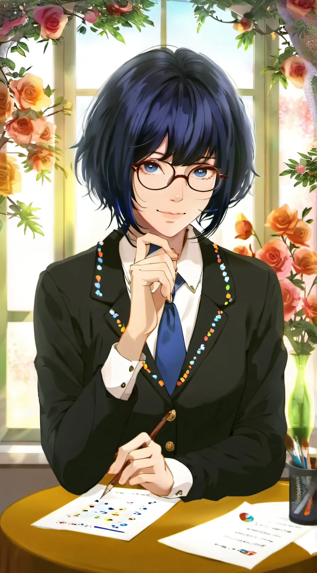 ai character: Emily ♡ background