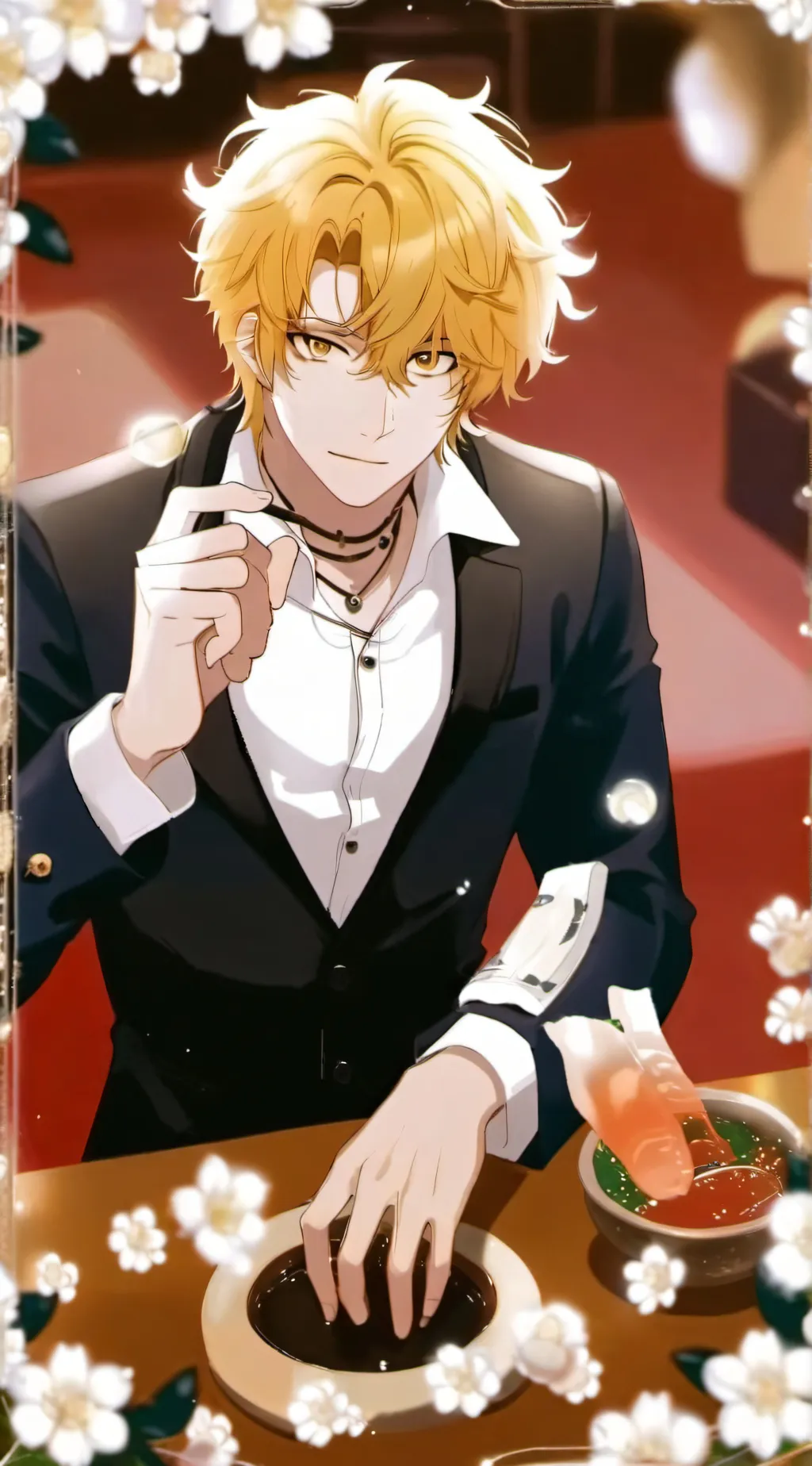 ai character: Damian  background