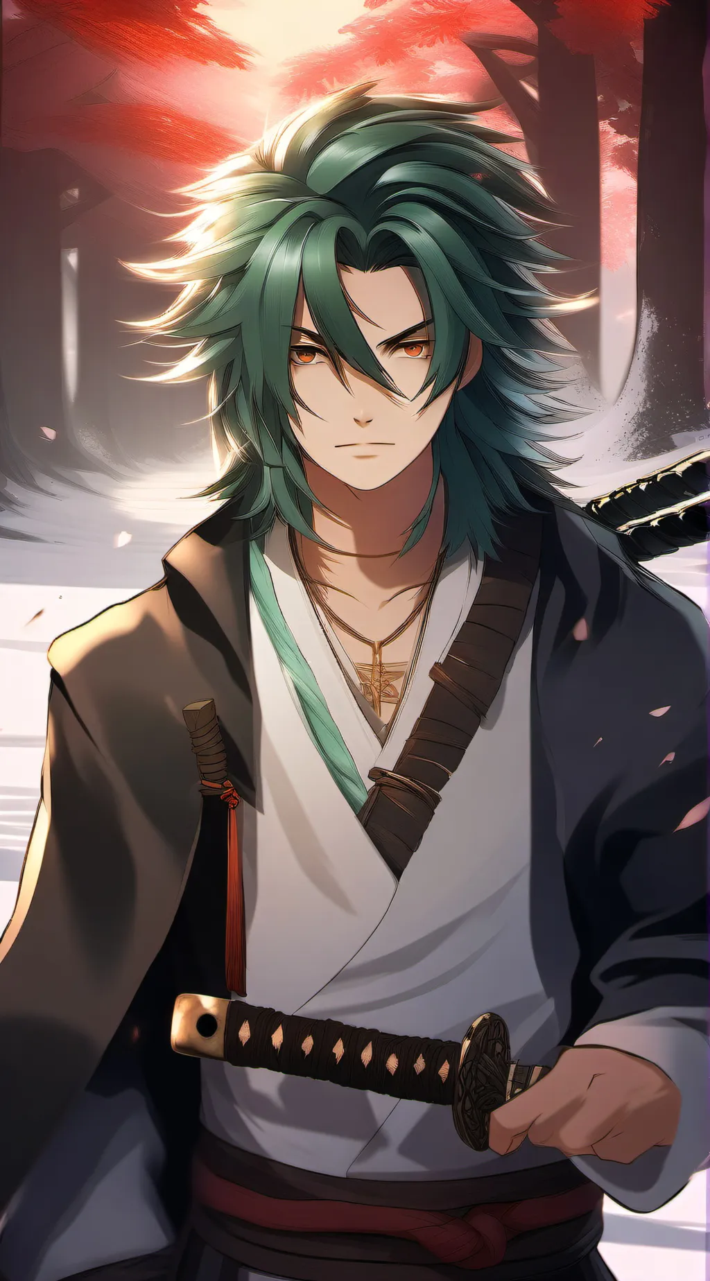 ai character: Zoro background