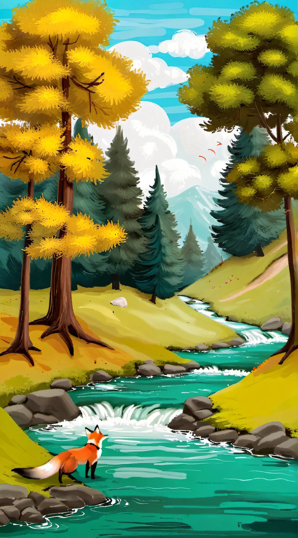 ai character: test background