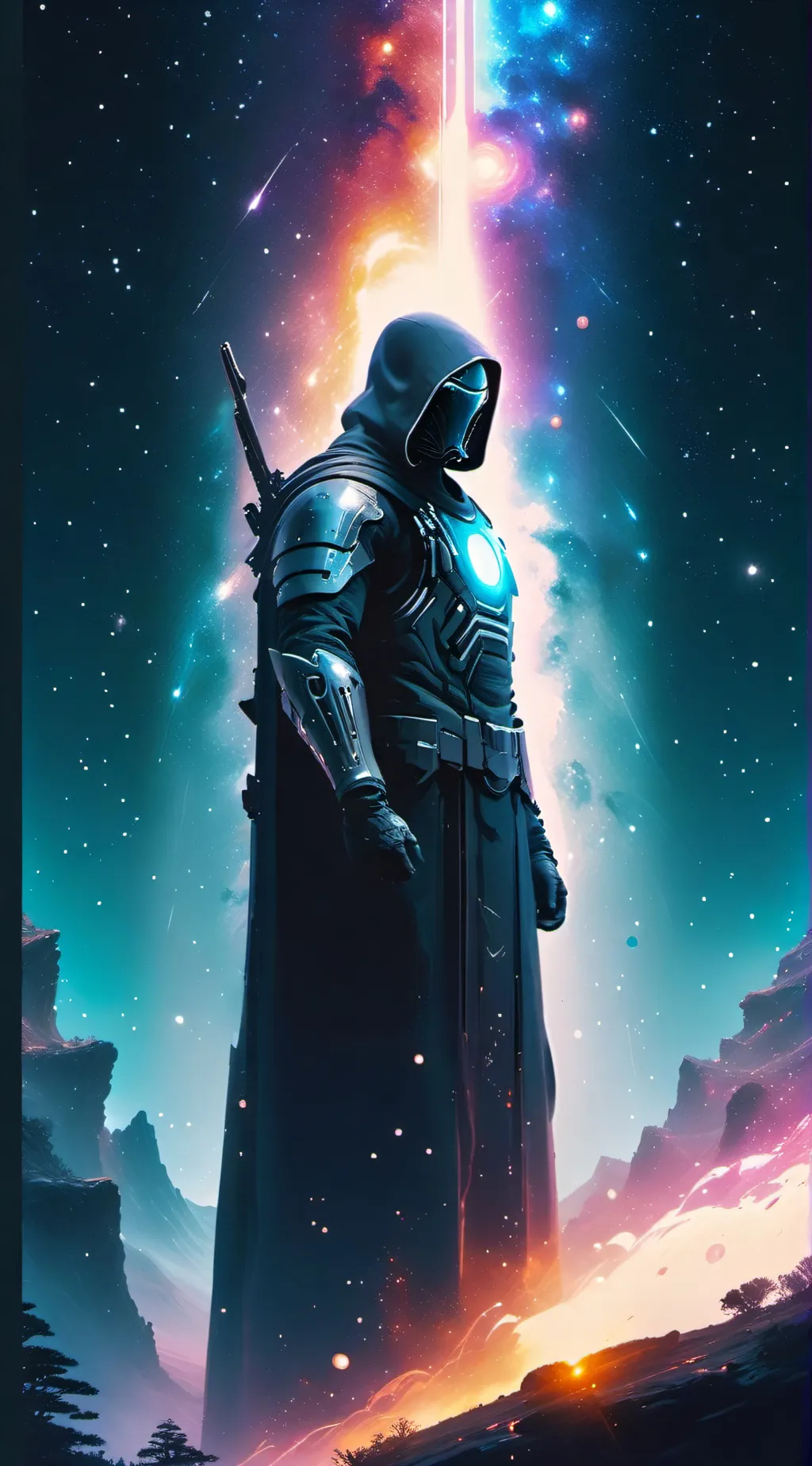 ai character: Solar  background