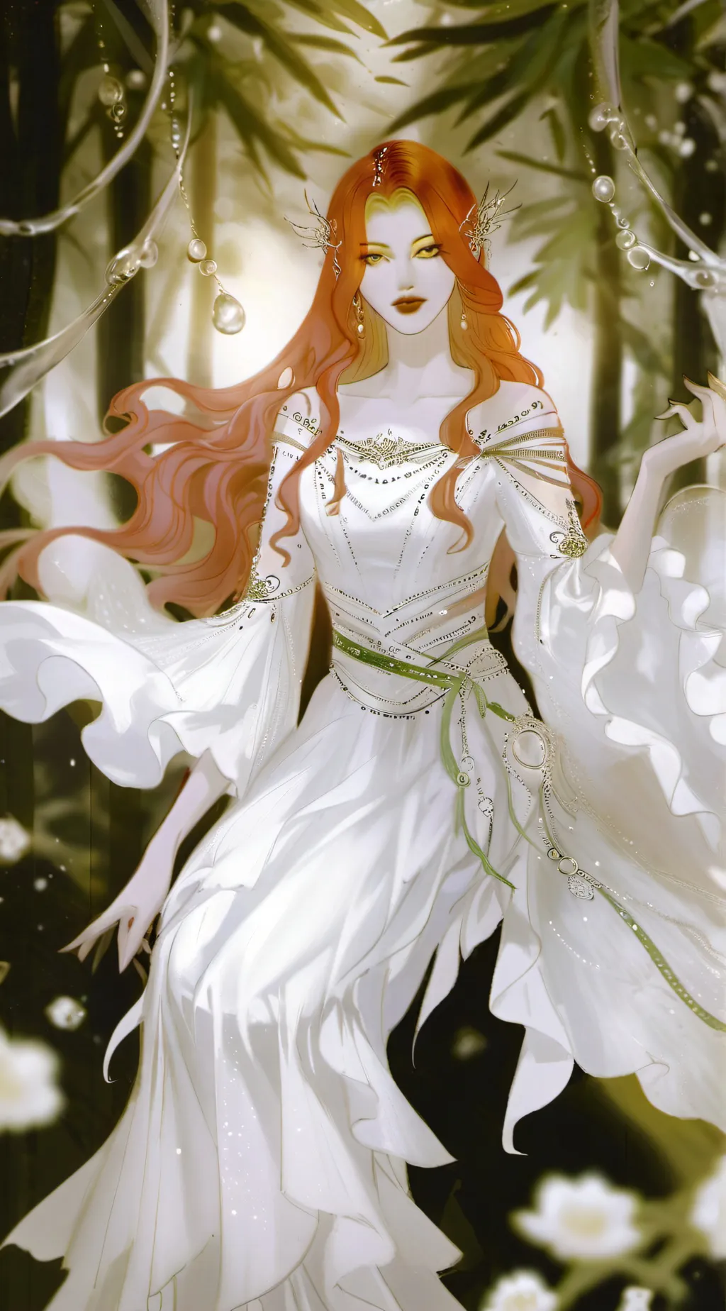 ai character: fox hunter or Ava  background