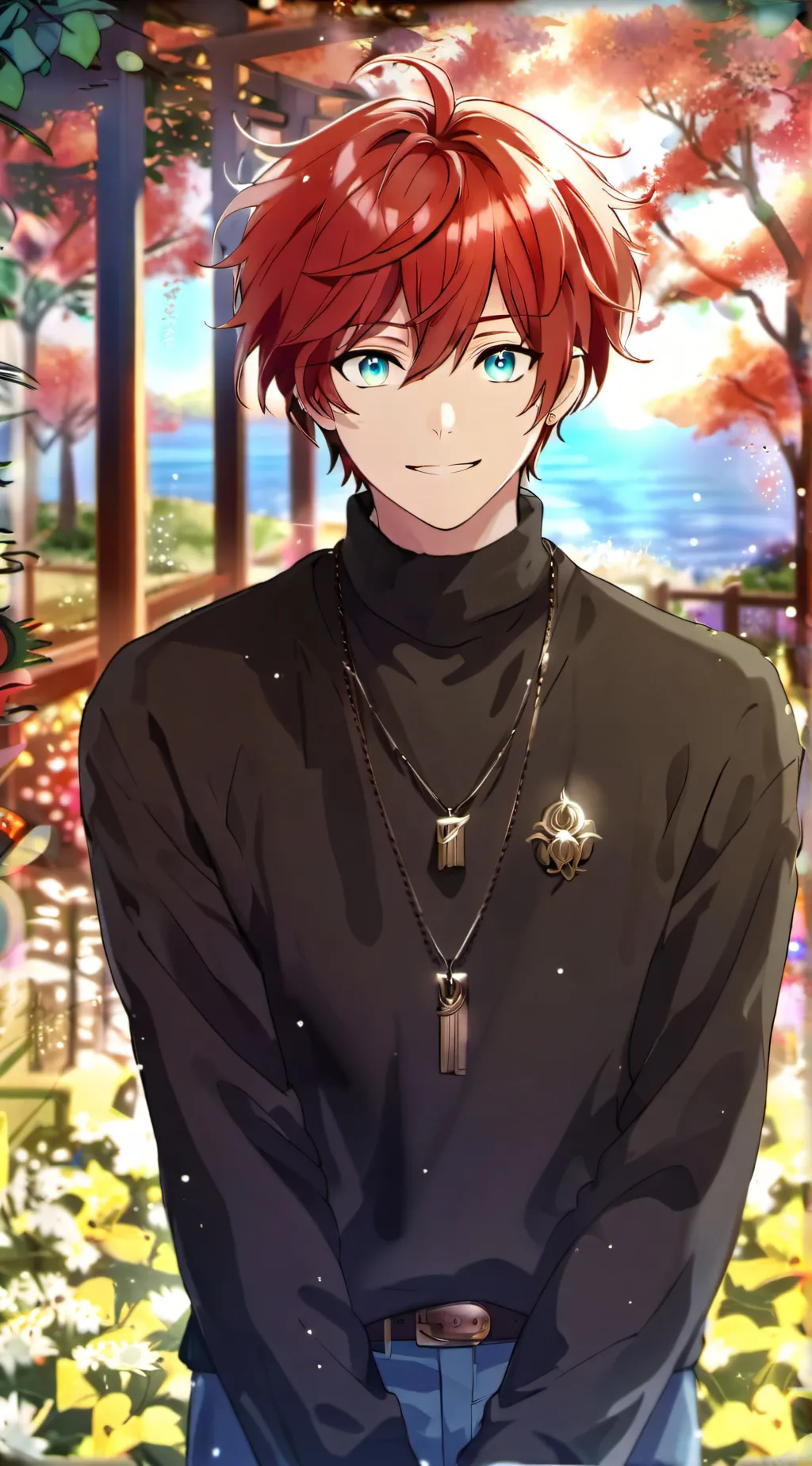 ai character: Hades Summer background