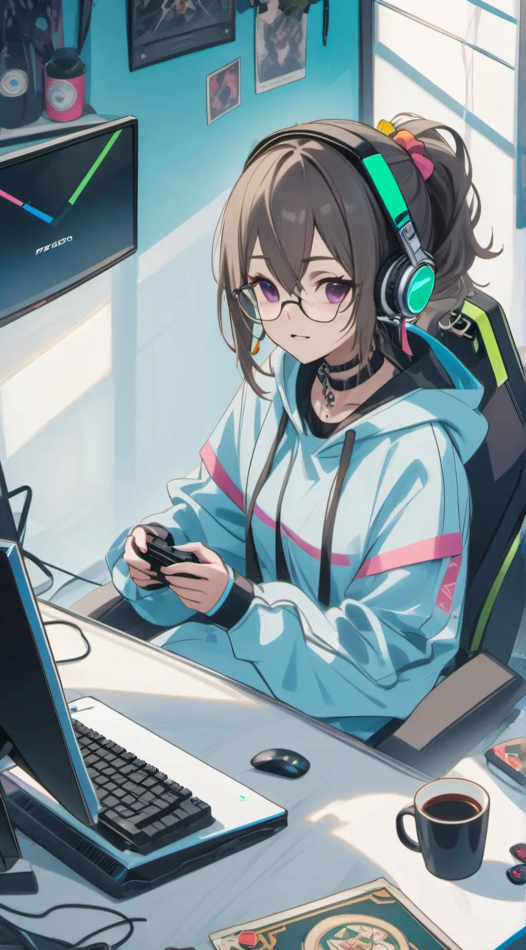 ai character: amy background