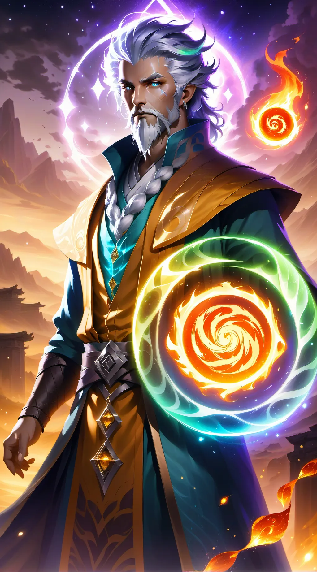 ai character: Ragnar Nightshade background