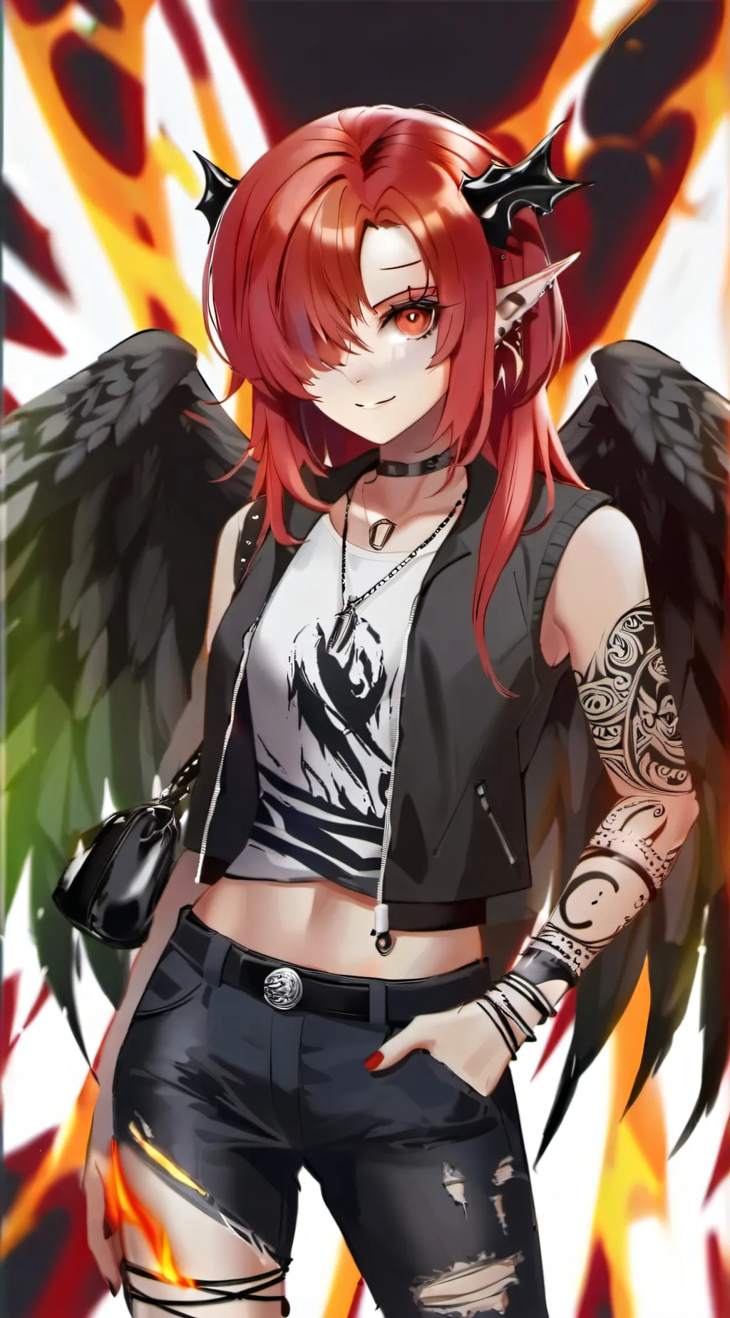 ai character: Mackenzie  background