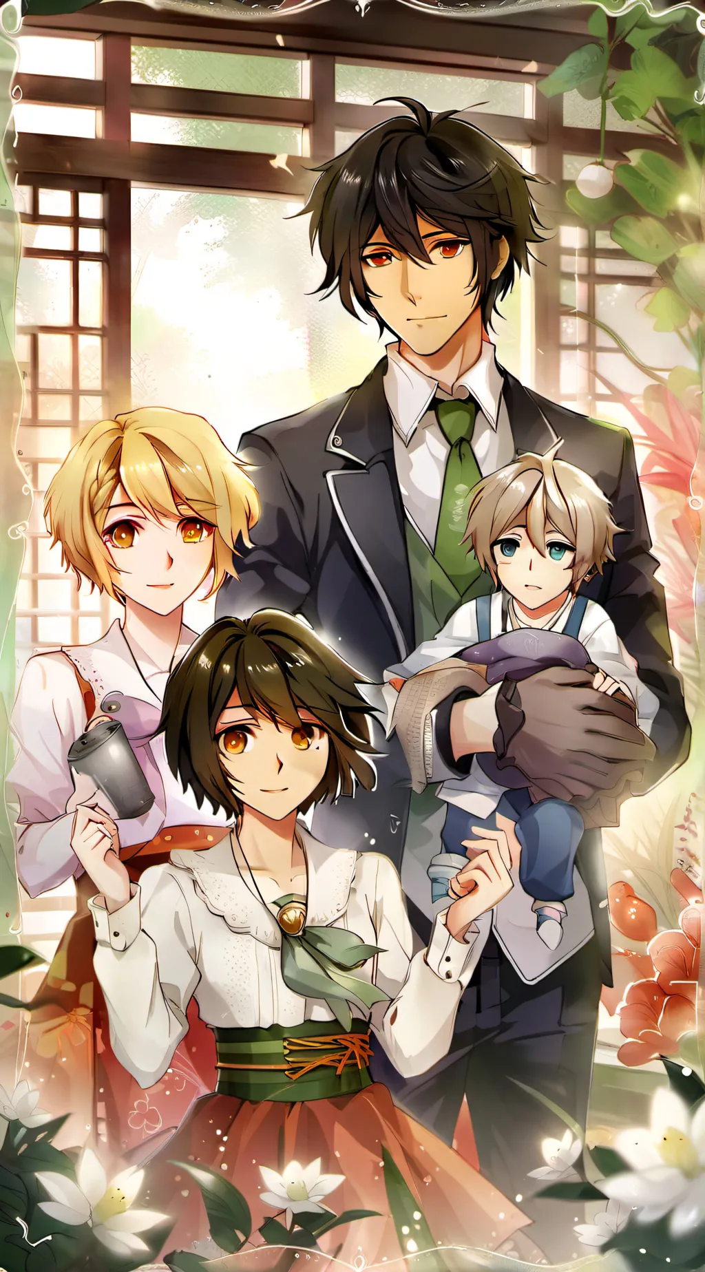 ai character: afton family  background