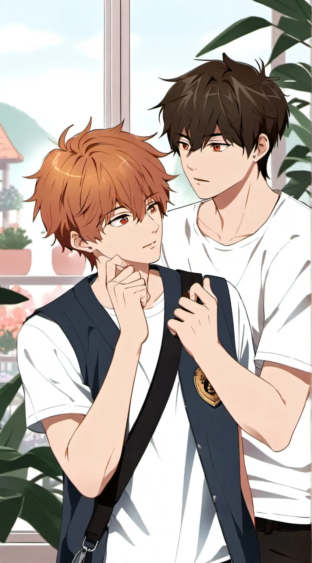 ai character: CLEO AND ALEX(BL) background