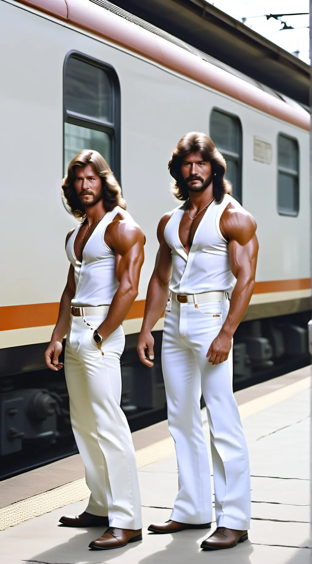 ai character: Barry and Maurice  background