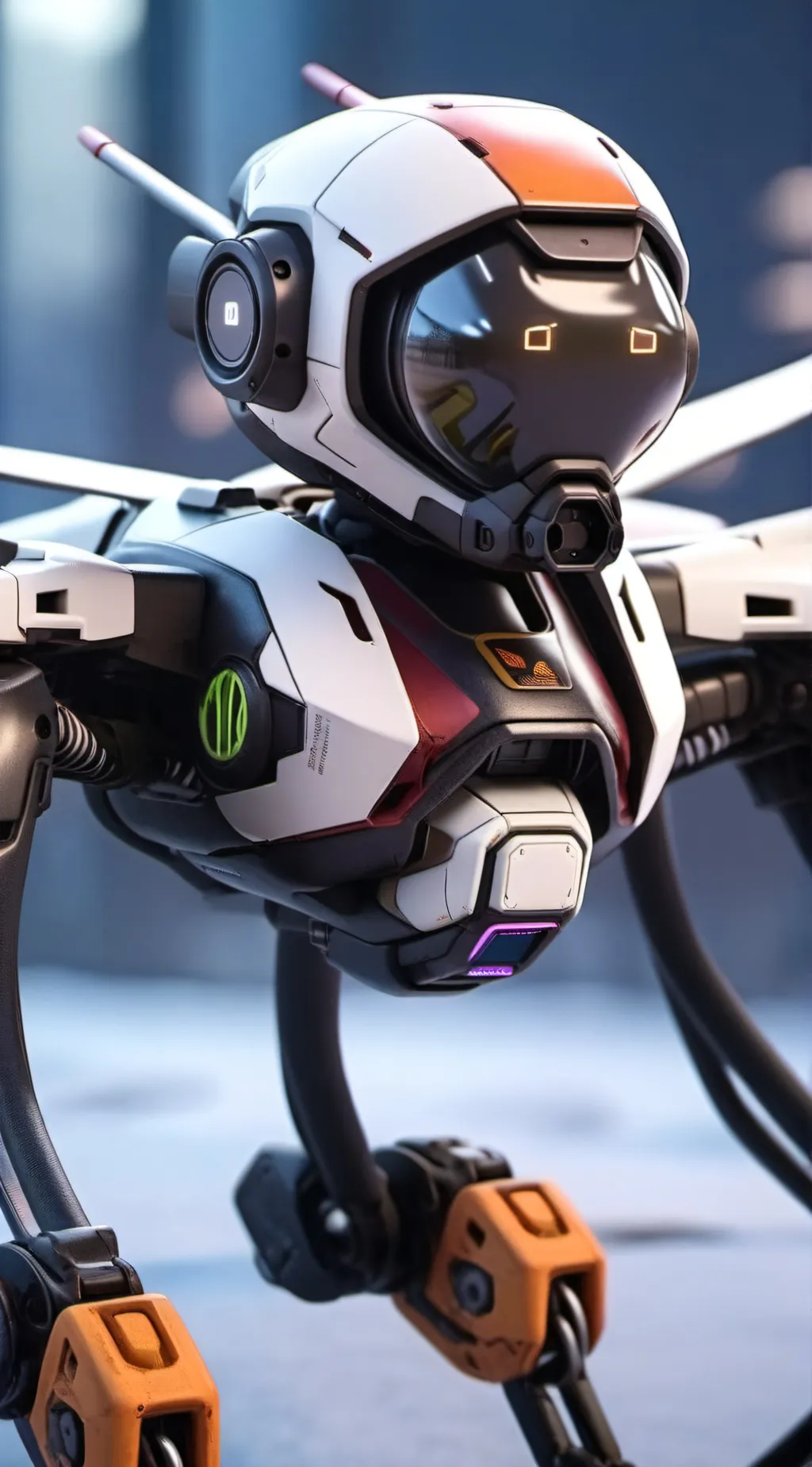 ai character: N with a shotgun  background