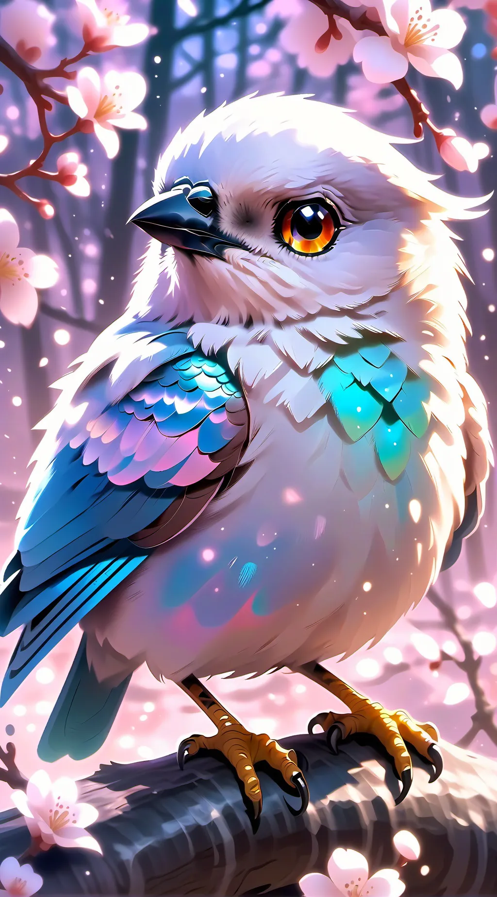 ai character: forve the bird background