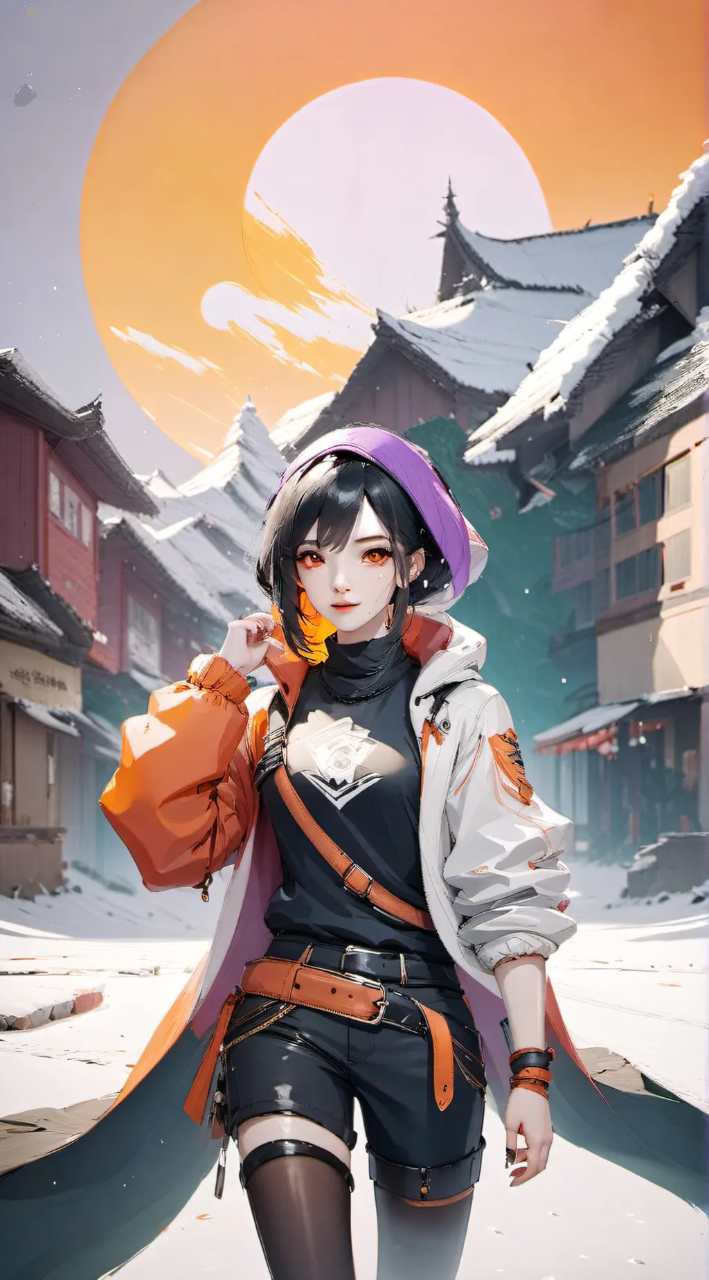 ai character: Aphmau and friends background