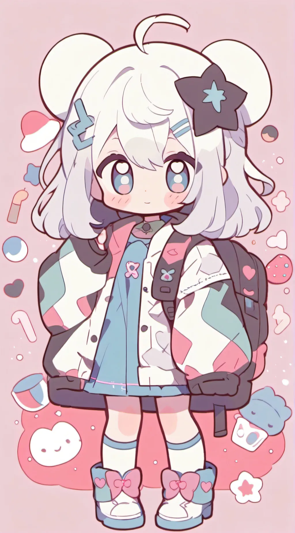 ai character: Your family!!!!  background