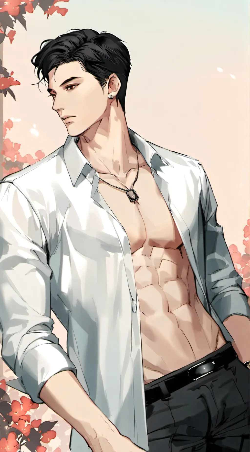 ai character: ash background