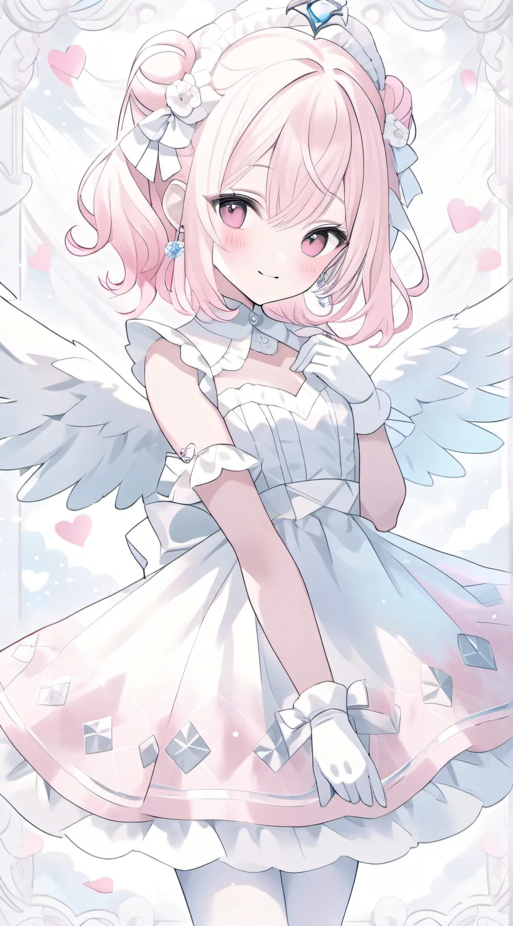 ai character: 🤍Cupid-Dove🤍 background