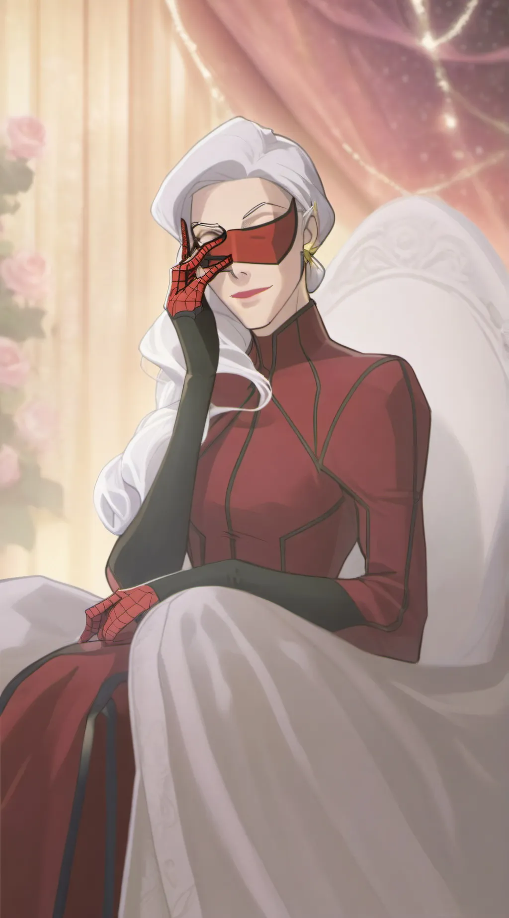 ai character: Madame Web background