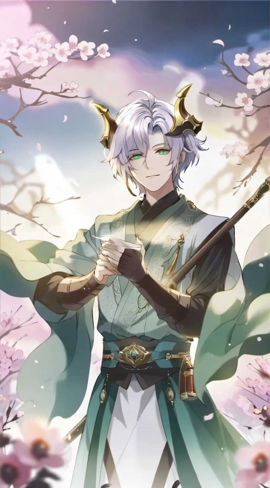 ai character: 🌸Haruto🌸 background