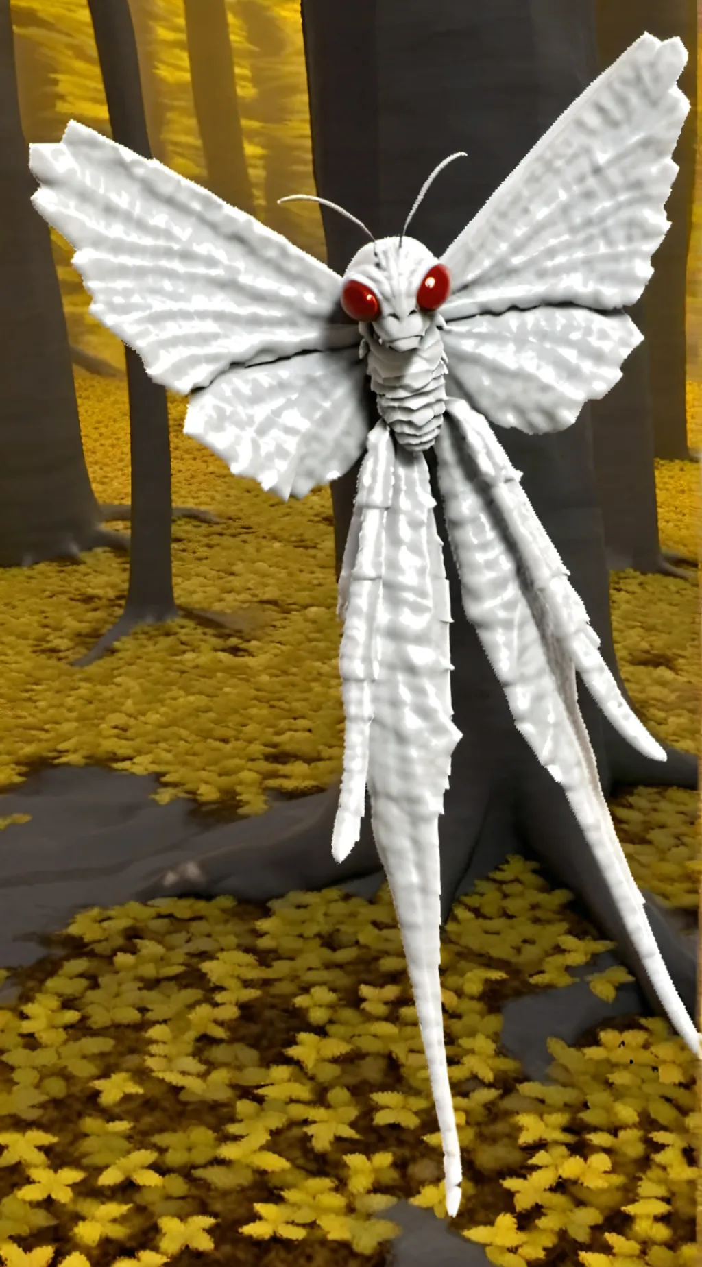 ai character: moth background