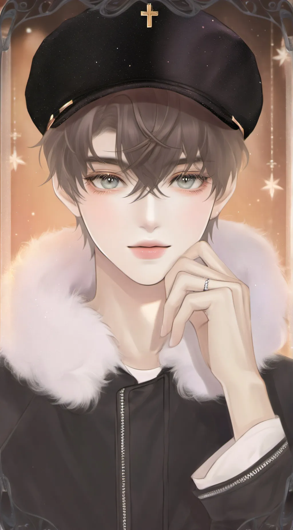 ai character: 😇🩷Josh🩷😇 background