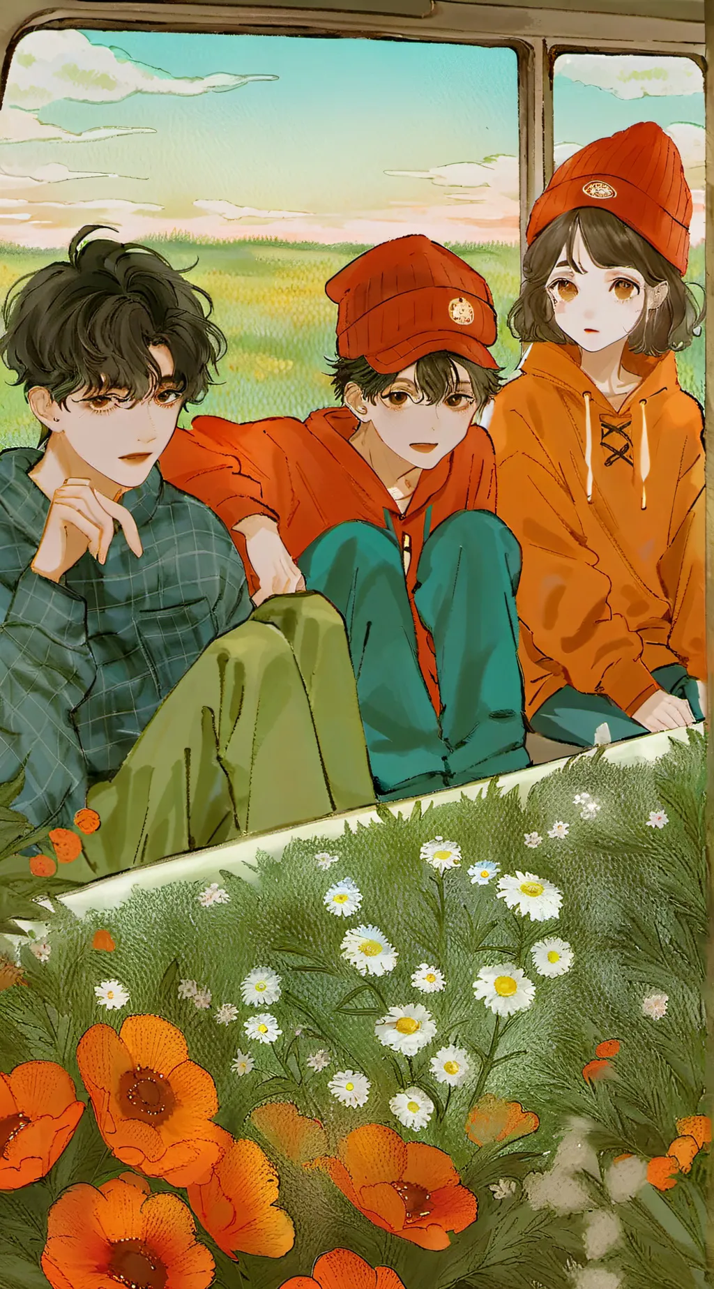 ai character: Cash And Nico Road background