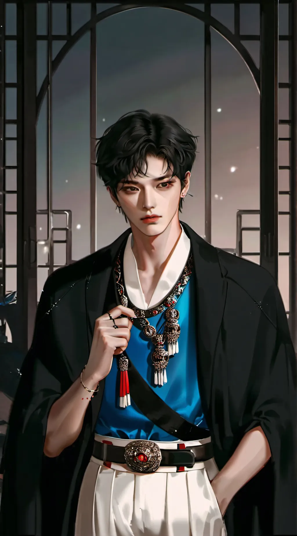 ai character: Leo background