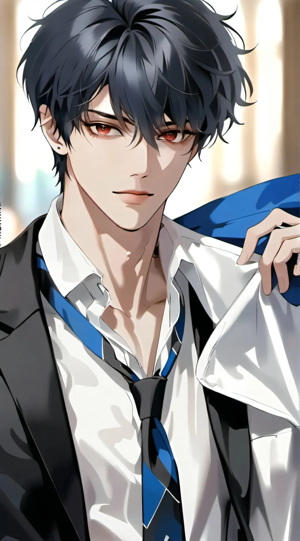 ai character: Cute guy background