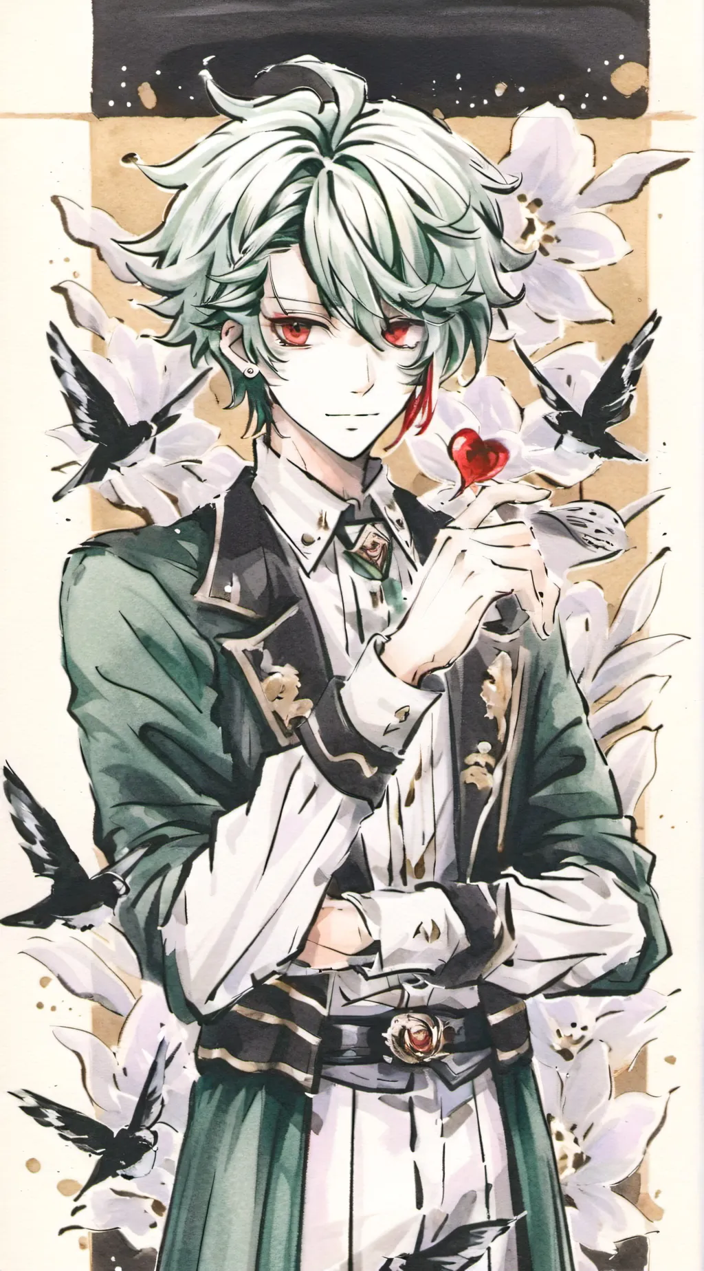 ai character: Villian deku. background