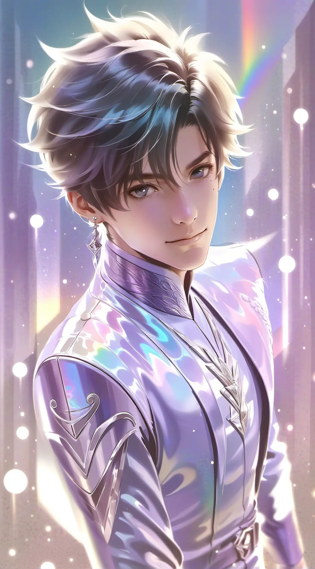 ai character: ash background