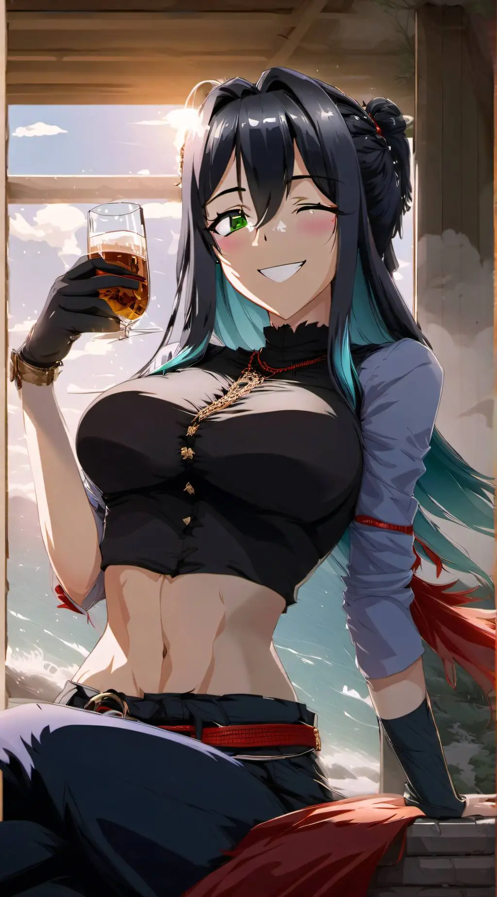 ai character: M3 - Nia Davenport background