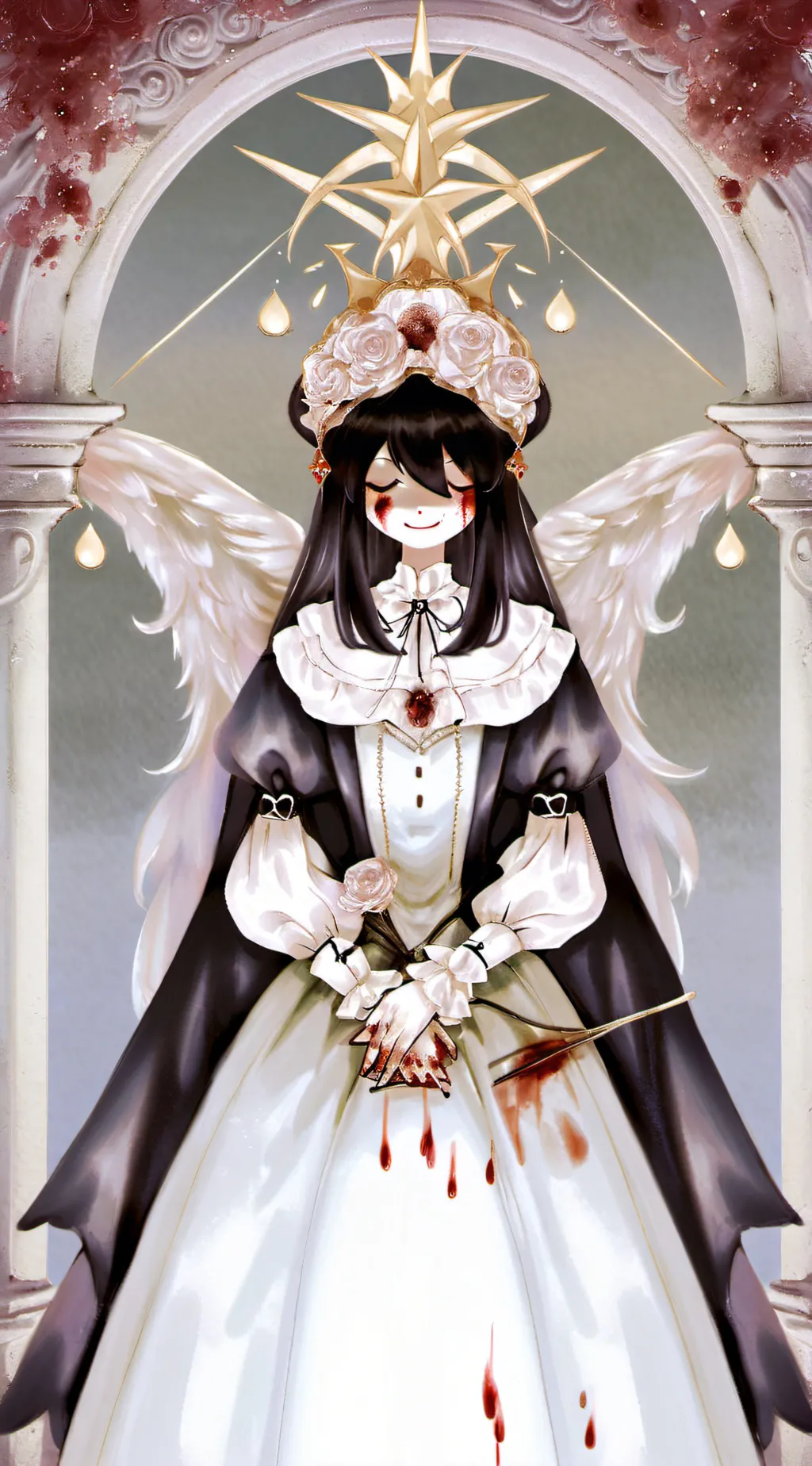 ai character: Miss circle kid background