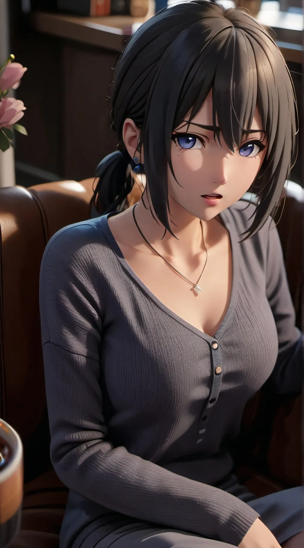 ai character: GTS childho friend background