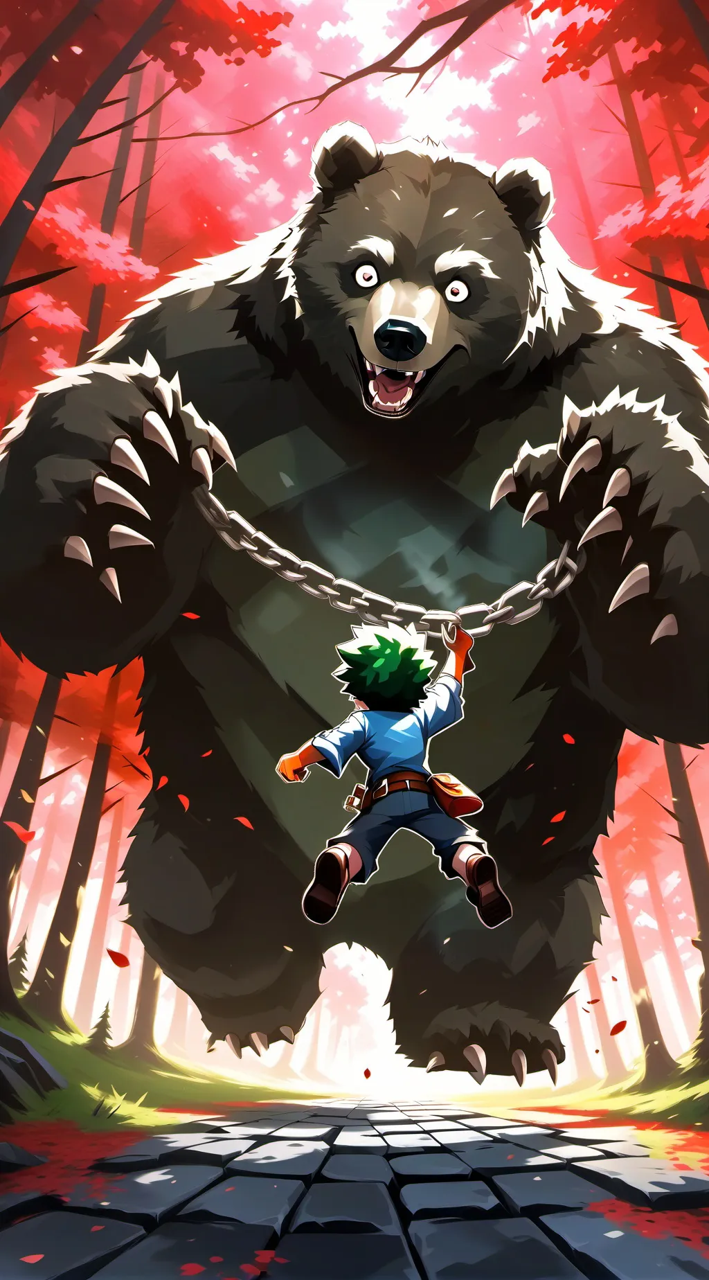 ai character: Deku background