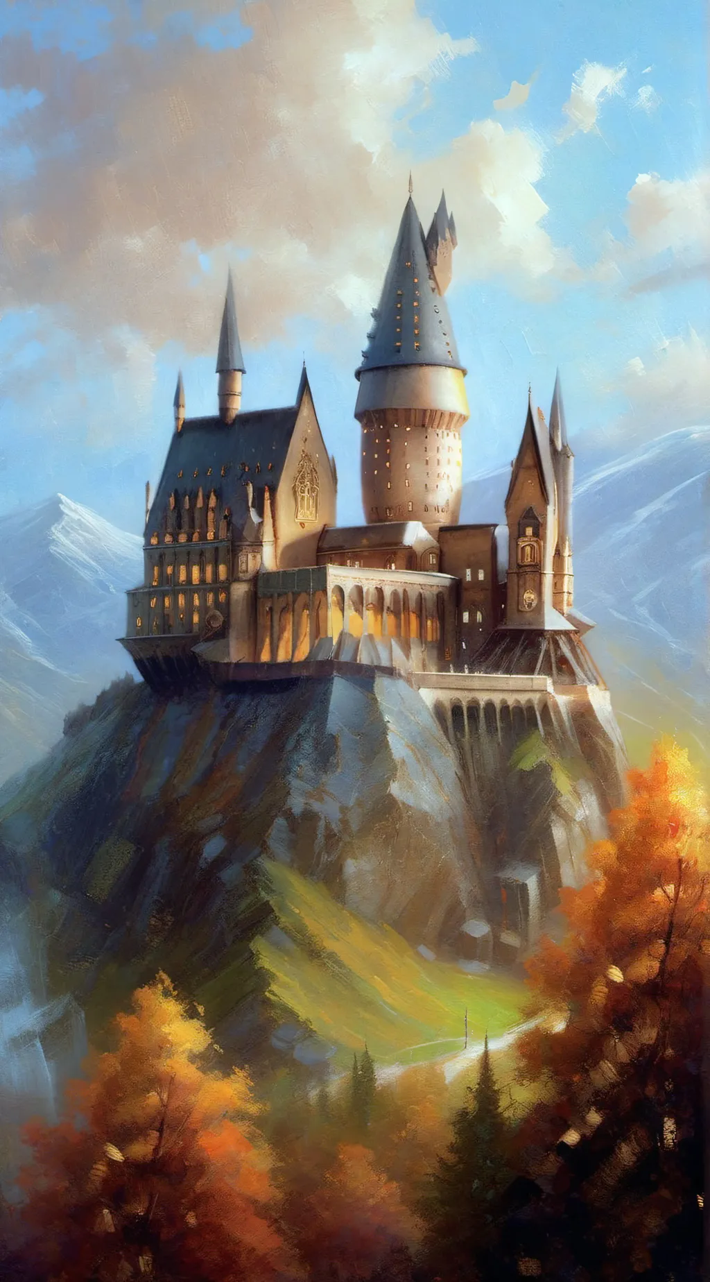 ai character: Hogwarts 8 background