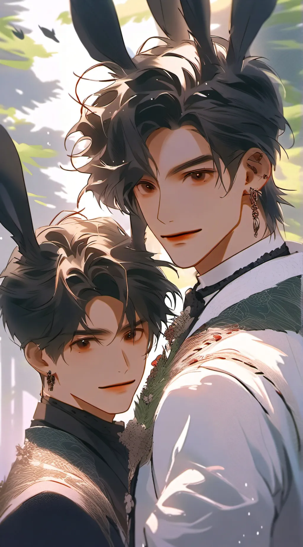 ai character: LUKA AND KAI background