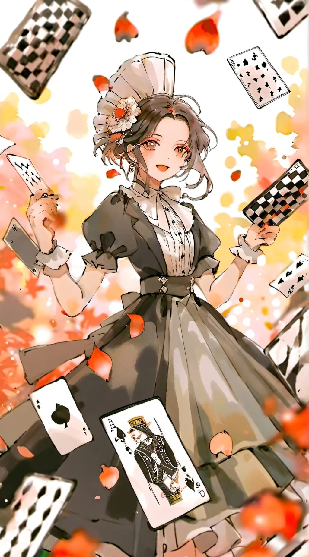 ai character: Wonderland background