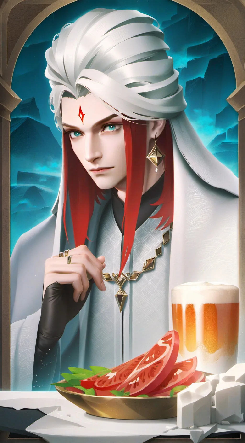 ai character: ★felix★ background