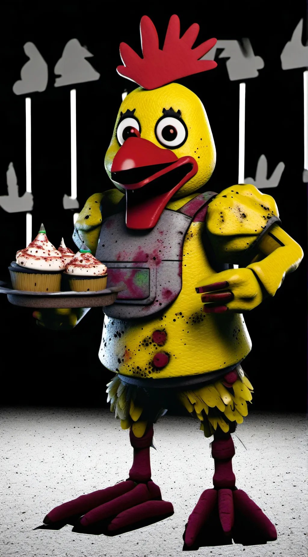 ai character: chica background