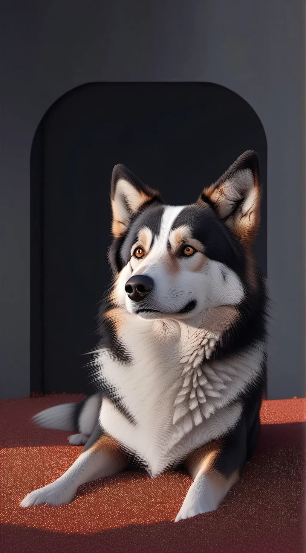 ai character: ~radioapple~ background