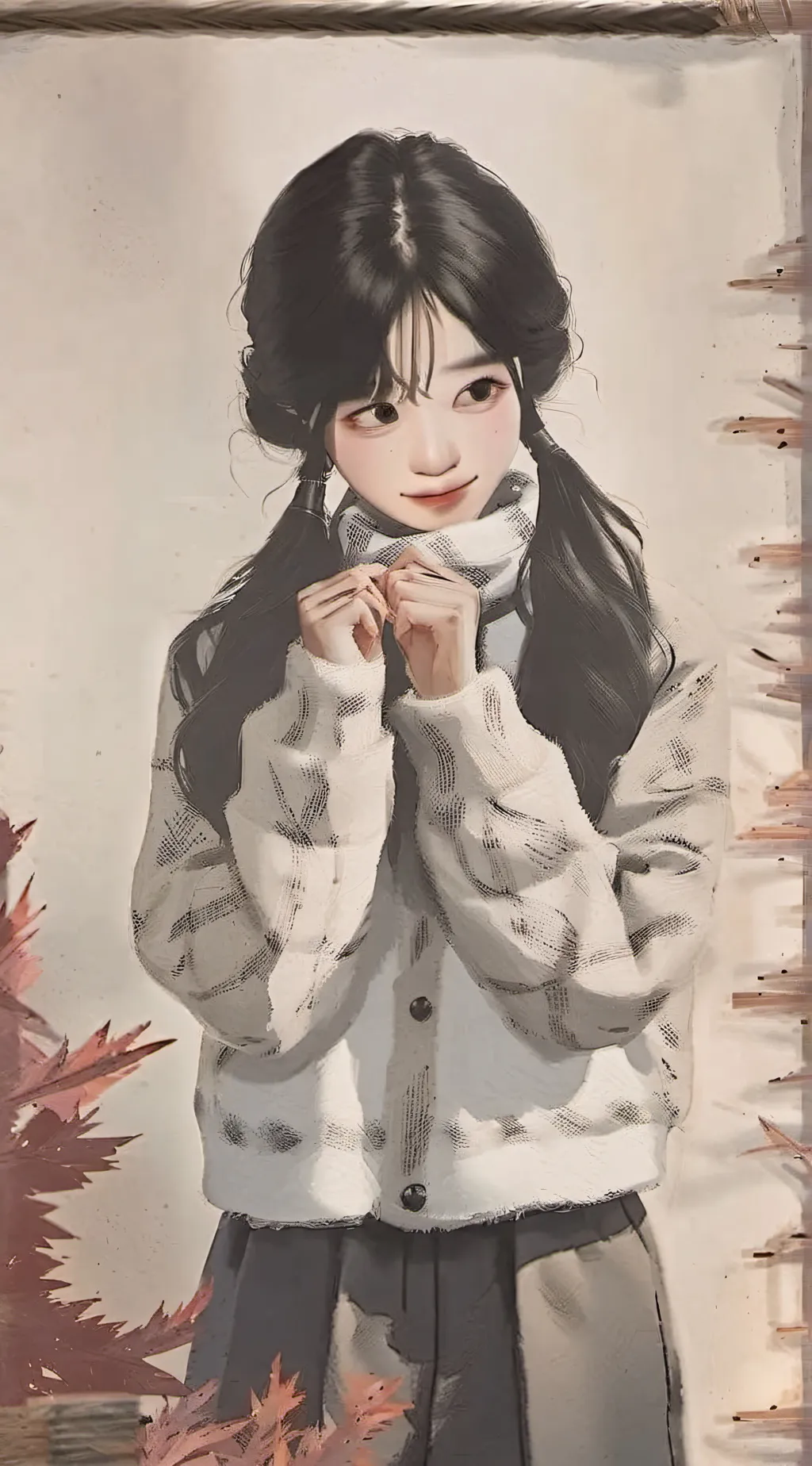 ai character: Wonyoung background