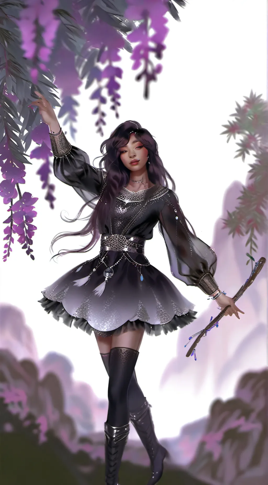 ai character: Nicki background