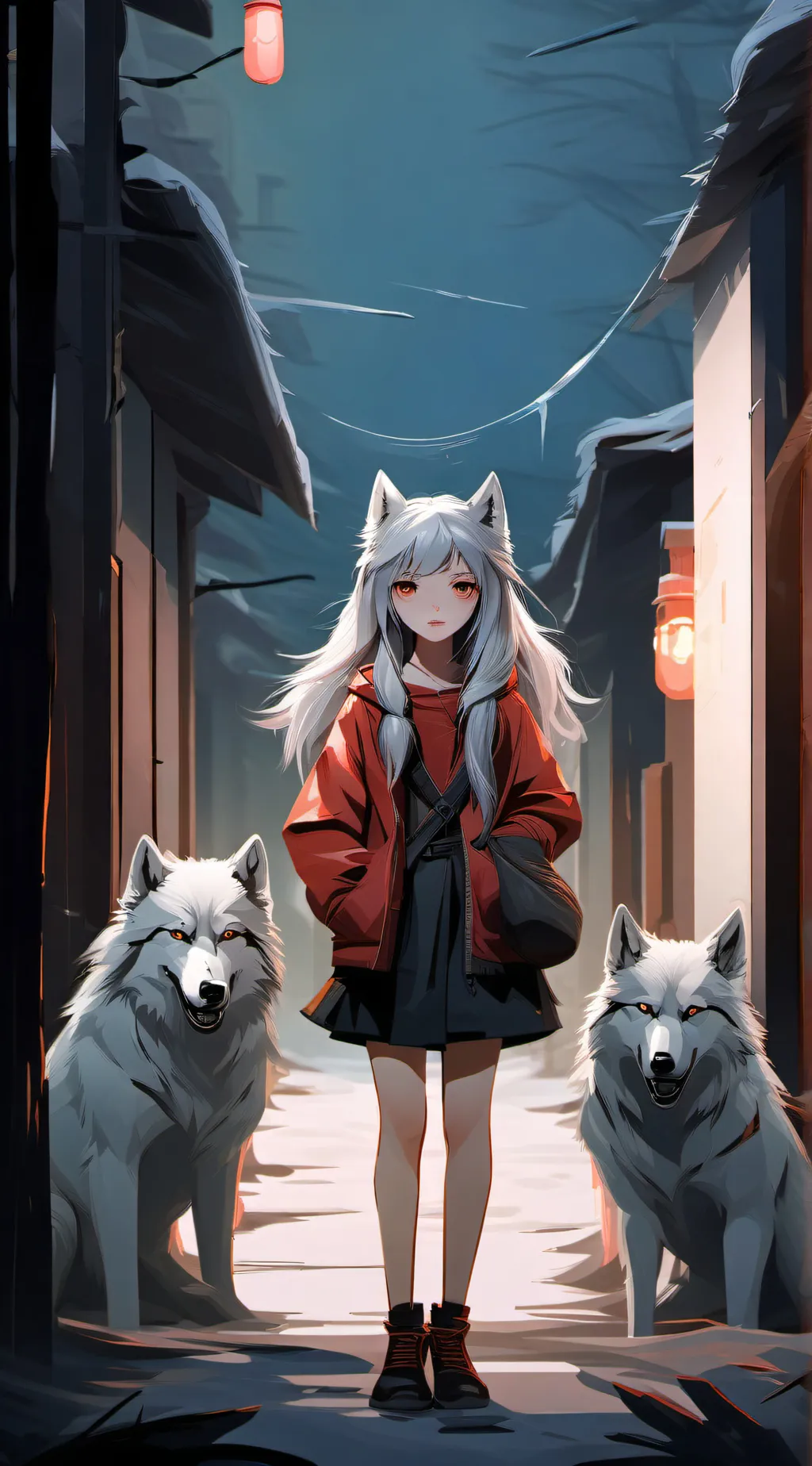 ai character: lunar background