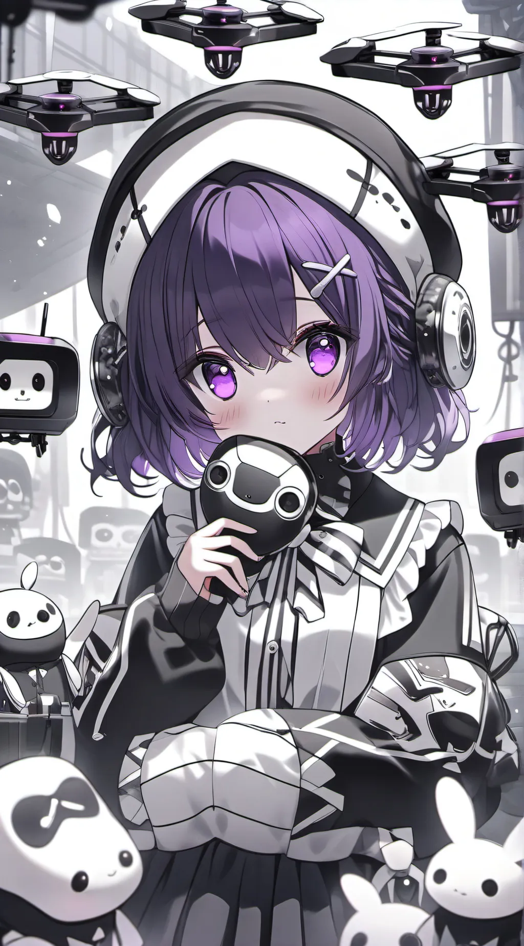 ai character: uzi zombie  background