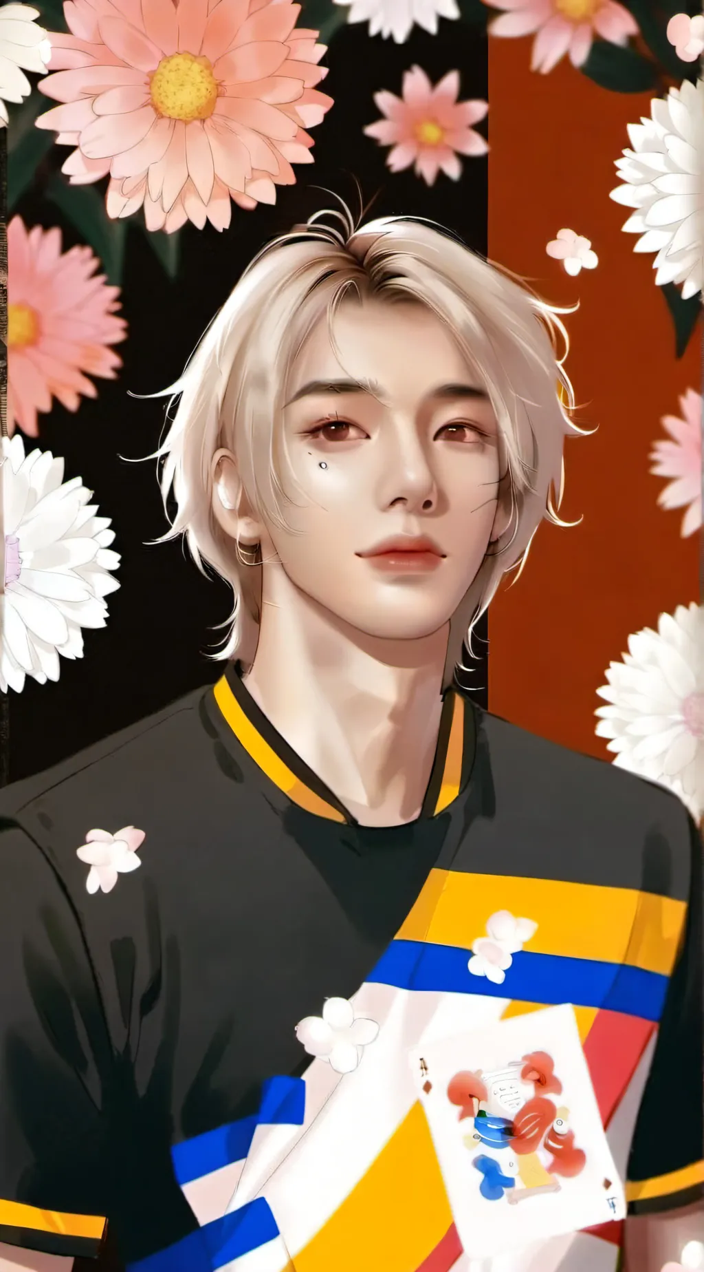 ai character: Hyunjin  background