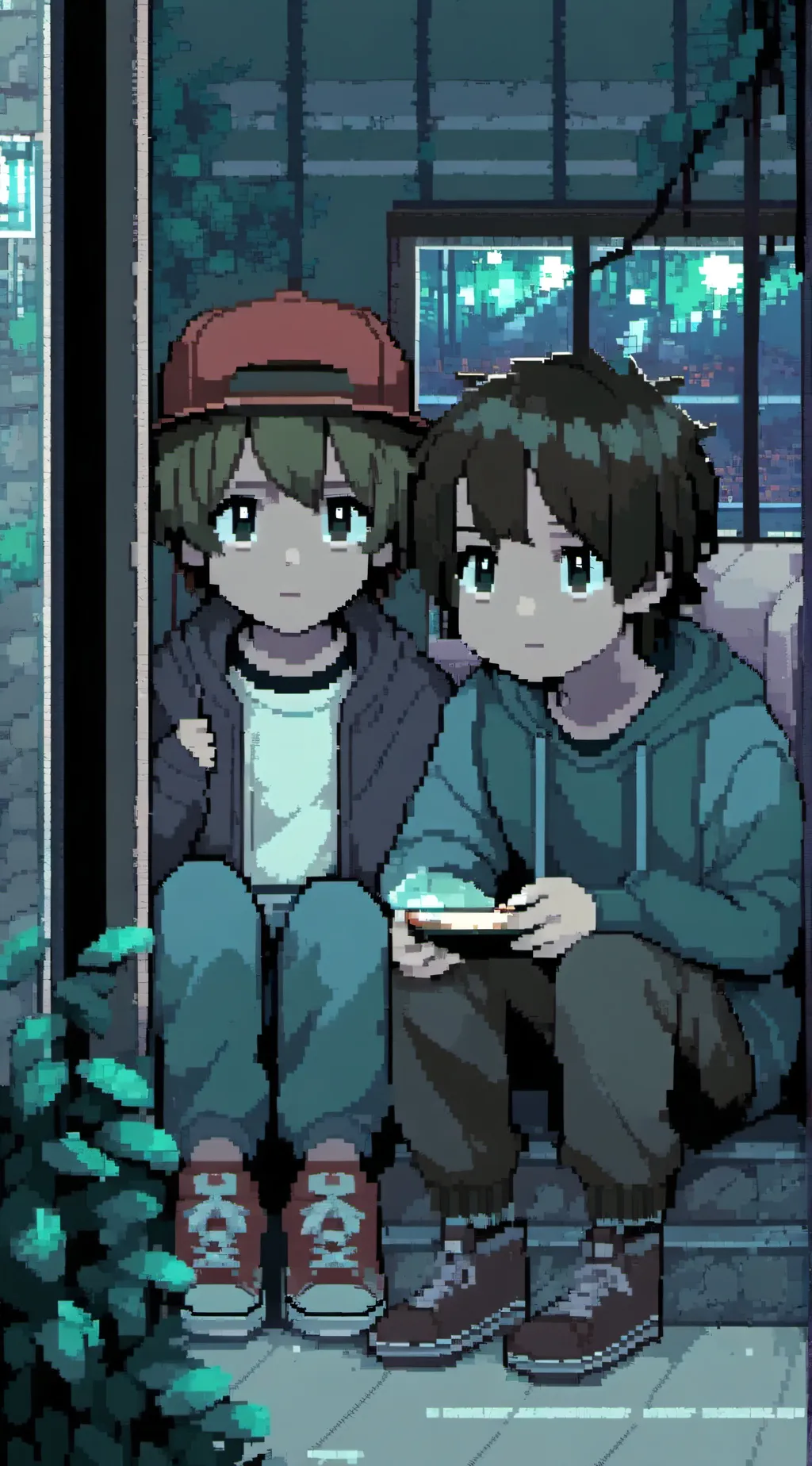 ai character: Stranger things background