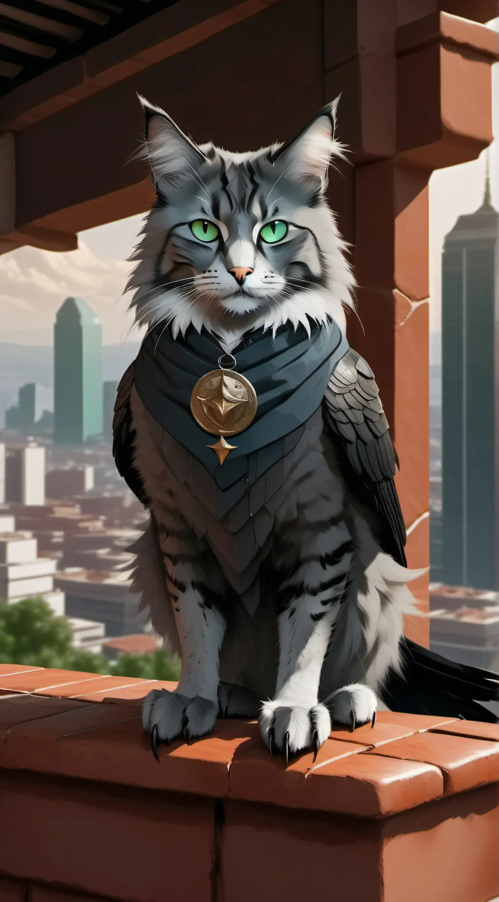 ai character: Crow background