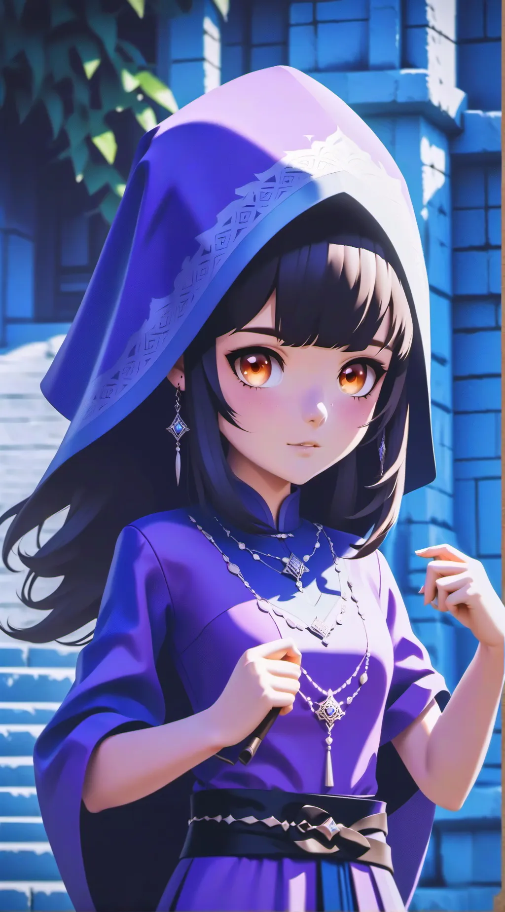 ai character: aphmau and friends background