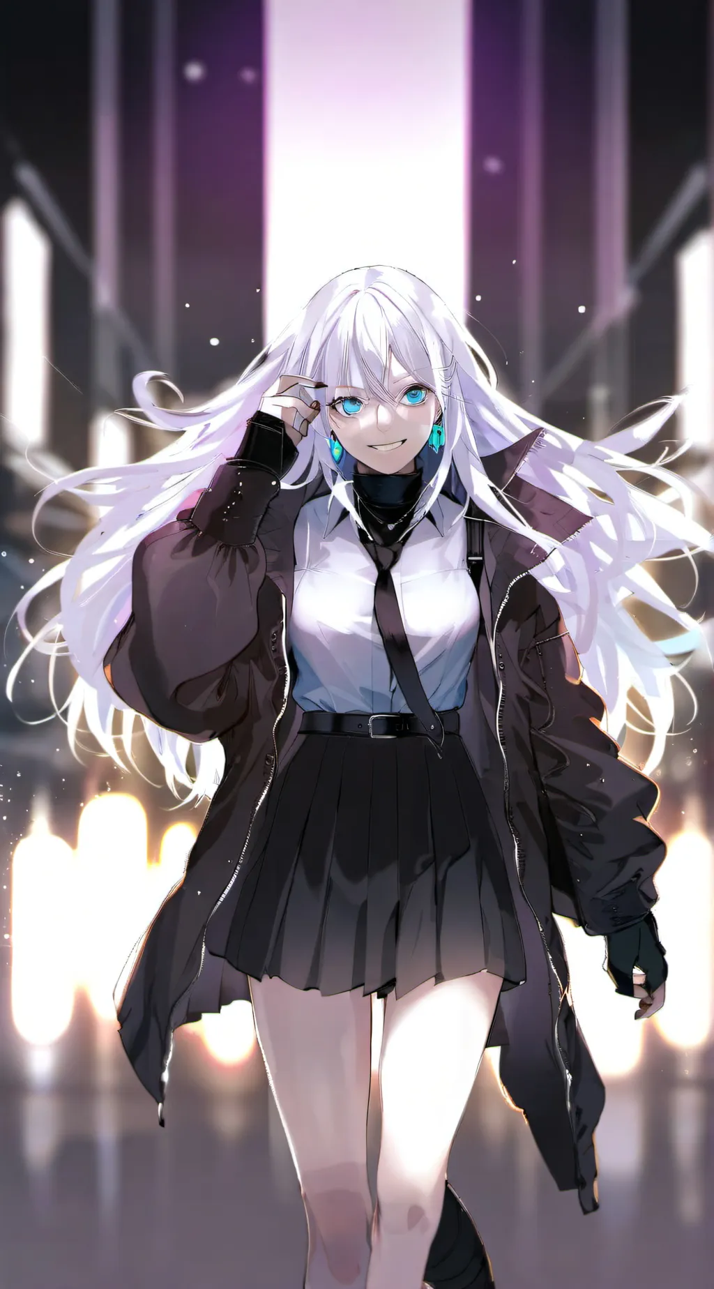 ai character: girl gojo background