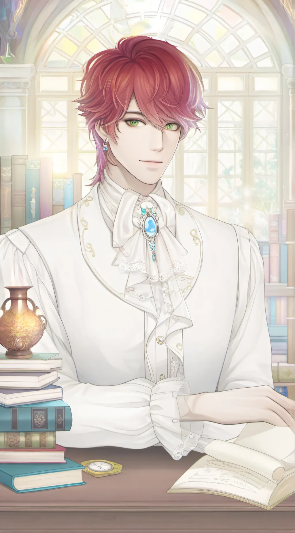 ai character: Dabi and kirishima background